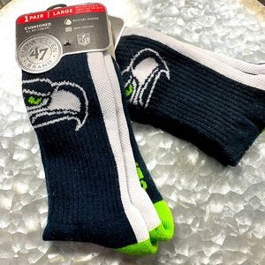 Seahawks Athletic Socks